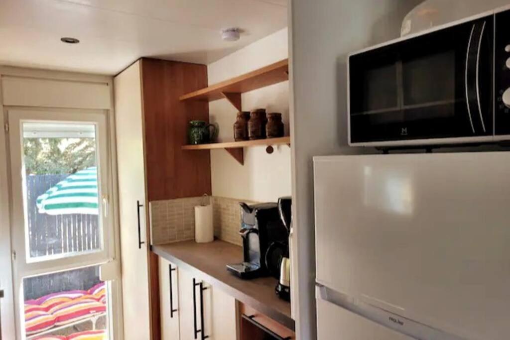 Mobil Home De Patricia Et Franck A Sigean Bagian luar foto